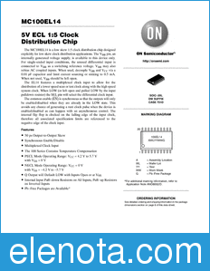 ON Semiconductor MC100EL14 datasheet