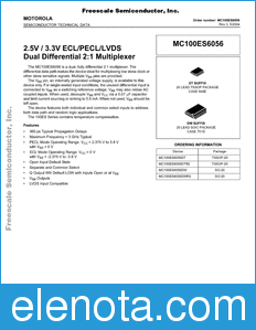 Freescale MC100ES6056 datasheet