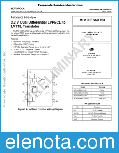 Freescale MC100ES60T23 datasheet