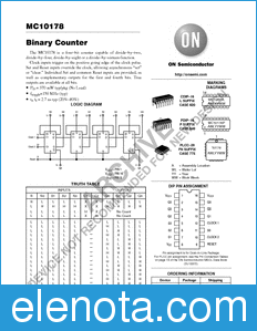 ON Semiconductor MC10178 datasheet
