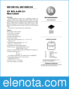 ON Semiconductor MC10E155 datasheet