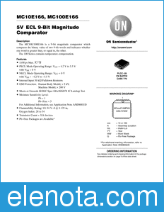 ON Semiconductor MC10E166 datasheet