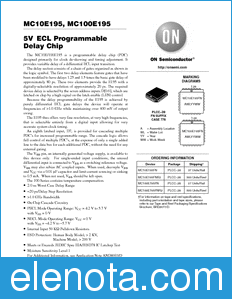 ON Semiconductor MC10E195 datasheet