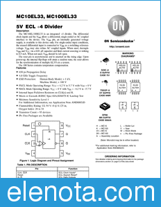 ON Semiconductor MC10EL33 datasheet