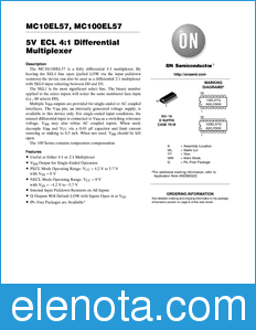 ON Semiconductor MC10EL57 datasheet