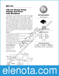 ON Semiconductor MC1121 datasheet
