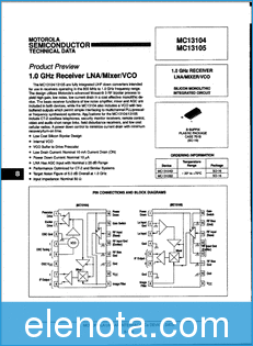 Motorola MC13104 datasheet