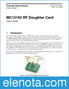Freescale MC13192RFCUG datasheet