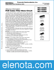 Freescale MC145506 datasheet