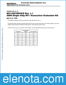 Freescale MC145576EVKAD datasheet
