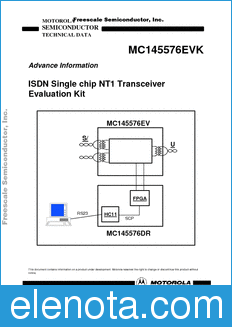 Freescale MC145576EVK datasheet