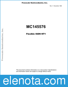 Freescale MC145576 datasheet
