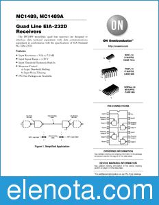 ON Semiconductor MC1489 datasheet