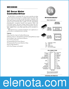 ON Semiconductor MC33030 datasheet