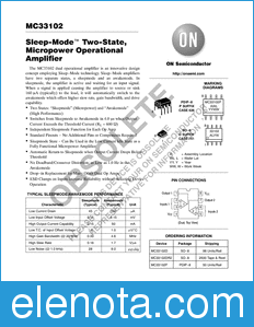 ON Semiconductor MC33102 datasheet