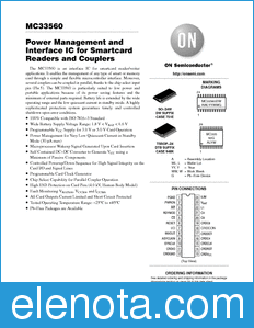 ON Semiconductor MC33560 datasheet