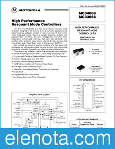ON Semiconductor MC34066 datasheet