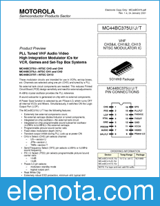 Motorola MC44BC375 datasheet