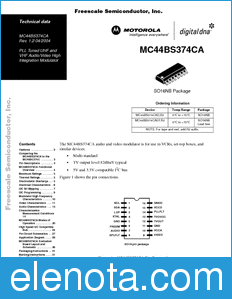Freescale MC44BS374CA datasheet