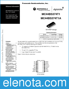 Freescale MC44BS374T1 datasheet