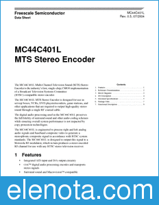Freescale MC44C401L datasheet