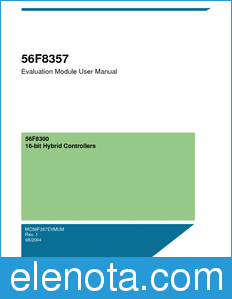 Freescale MC56F8357EVMUM datasheet