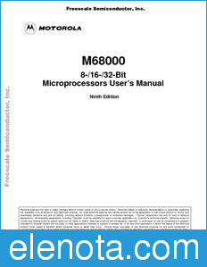 Freescale MC68000UM datasheet