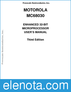 Freescale MC68030UM-P1 datasheet