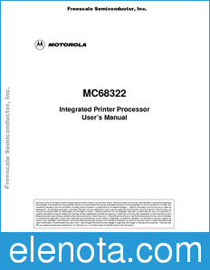 Freescale MC68322UM datasheet