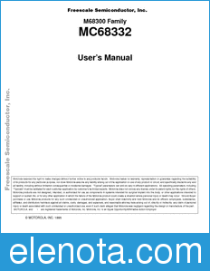 Freescale MC68332UM datasheet