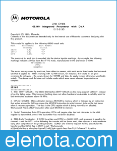 Motorola MC68340_DE2E16G datasheet