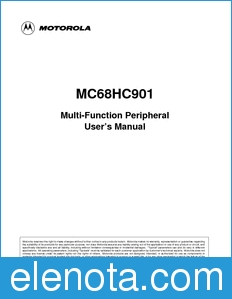 Freescale MC68901UM datasheet