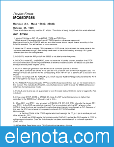Motorola MC68DP356DEA1 datasheet