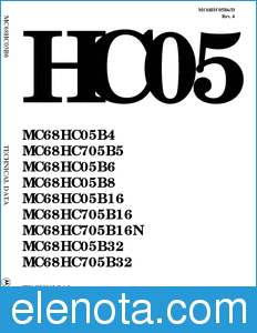 Motorola MC68HC05B6 datasheet