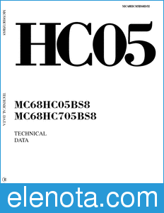 Motorola MC68HC05BS8D datasheet