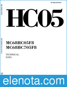 Motorola MC68HC05F8D datasheet