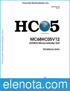 Freescale MC68HC05V12 datasheet