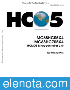 Freescale MC68HC05X4 datasheet