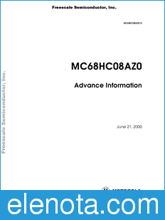 Freescale MC68HC08AZ0 datasheet