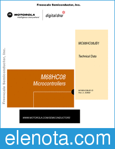 Freescale MC68HC08JB1 datasheet