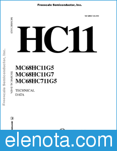 Freescale MC68HC11G5 datasheet