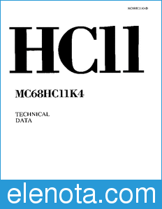 Motorola MC68HC11K4 datasheet
