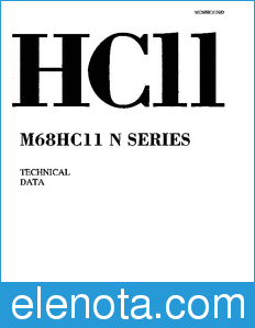 Motorola MC68HC11N datasheet