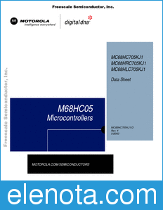 Freescale MC68HC705KJ1 datasheet