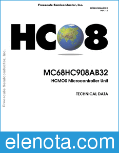 Freescale MC68HC908AB32 datasheet