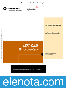 Freescale MC68HC908AS32A datasheet