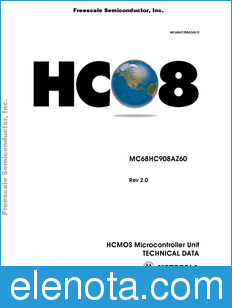 Freescale MC68HC908AZ60 datasheet