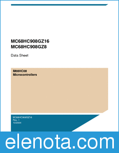 Freescale MC68HC908GZ16 datasheet