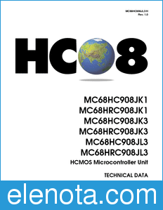 Motorola MC68HC908JL3 datasheet
