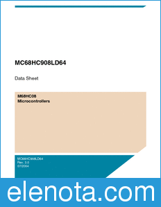 Freescale MC68HC908LD64 datasheet
